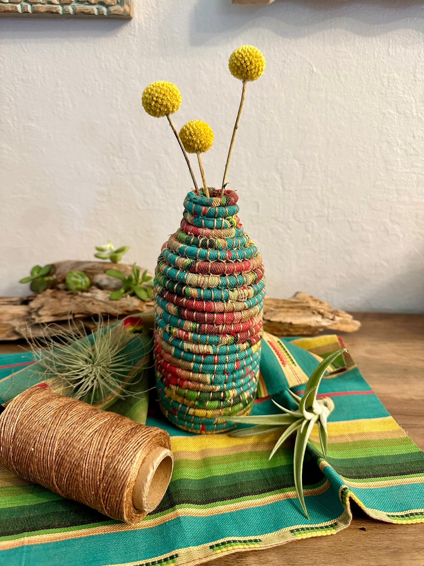 Decorative Basketry Bottle | Mini (Several colors)