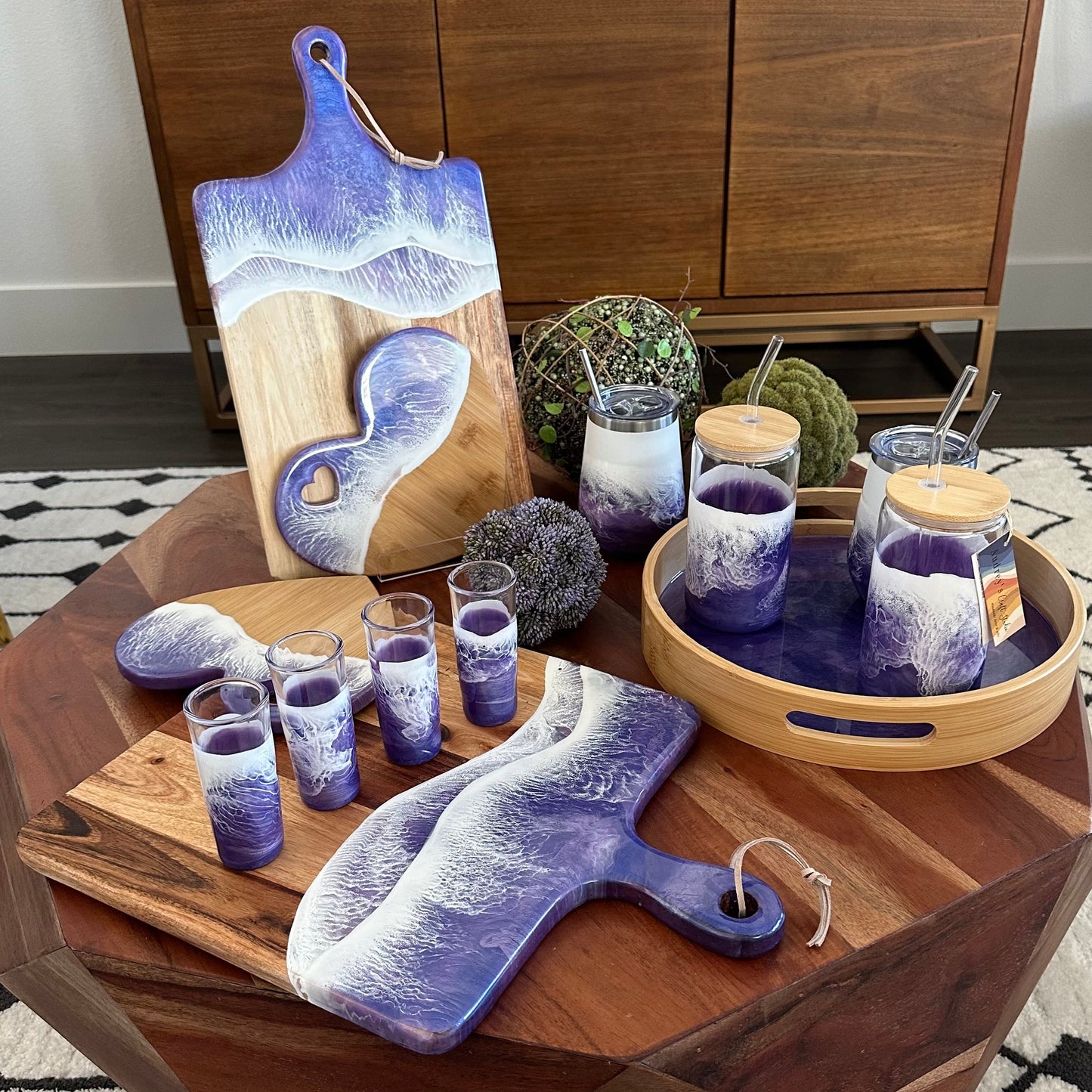 Heart Board Gift Set | Purple