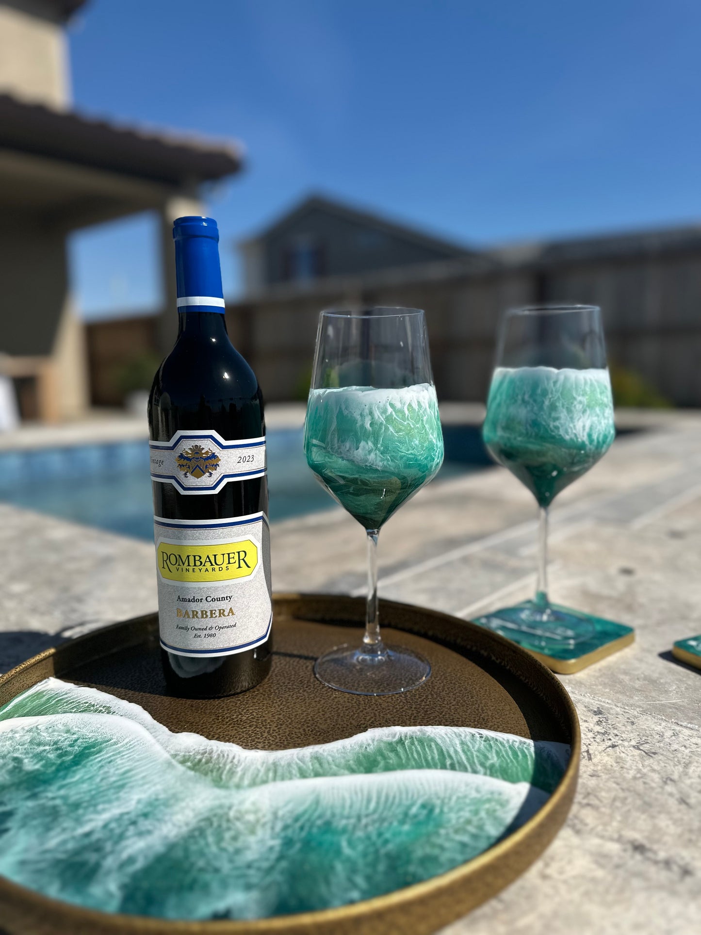 Wine Glasses (Set of 2) | Paradise Green