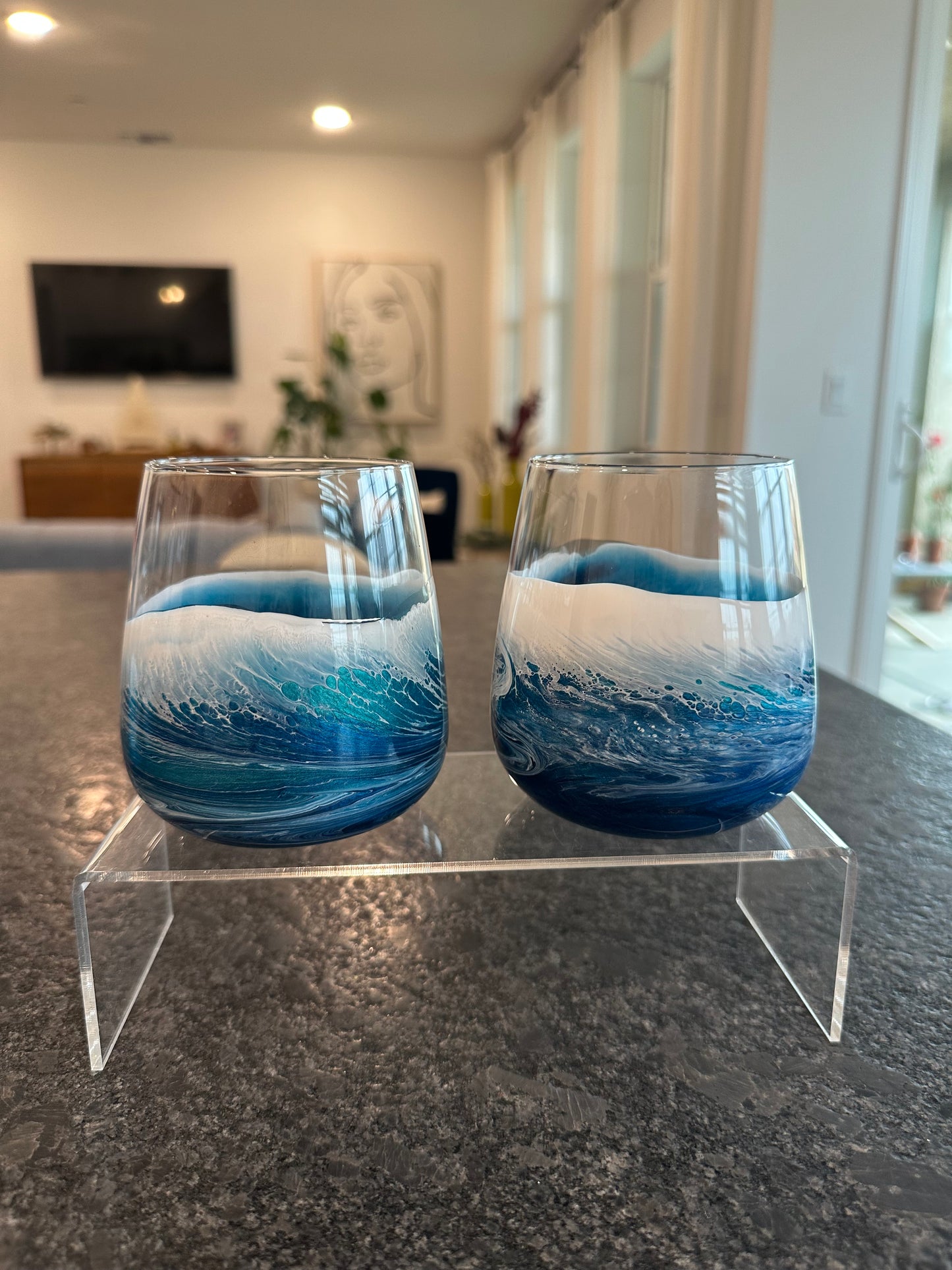 Tumbler Wine Glasses - Set of 2