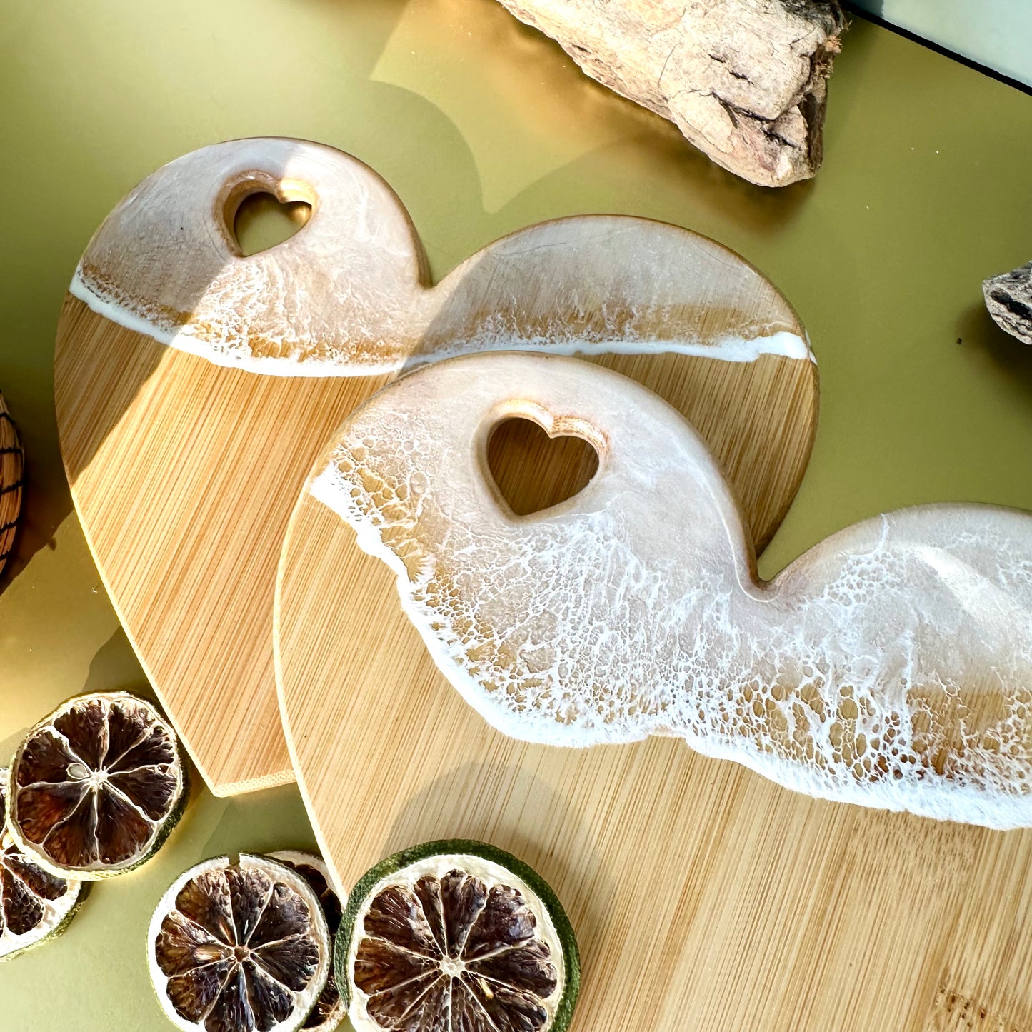 Charcuterie Board | Heart Tasting Plate | Light Pink