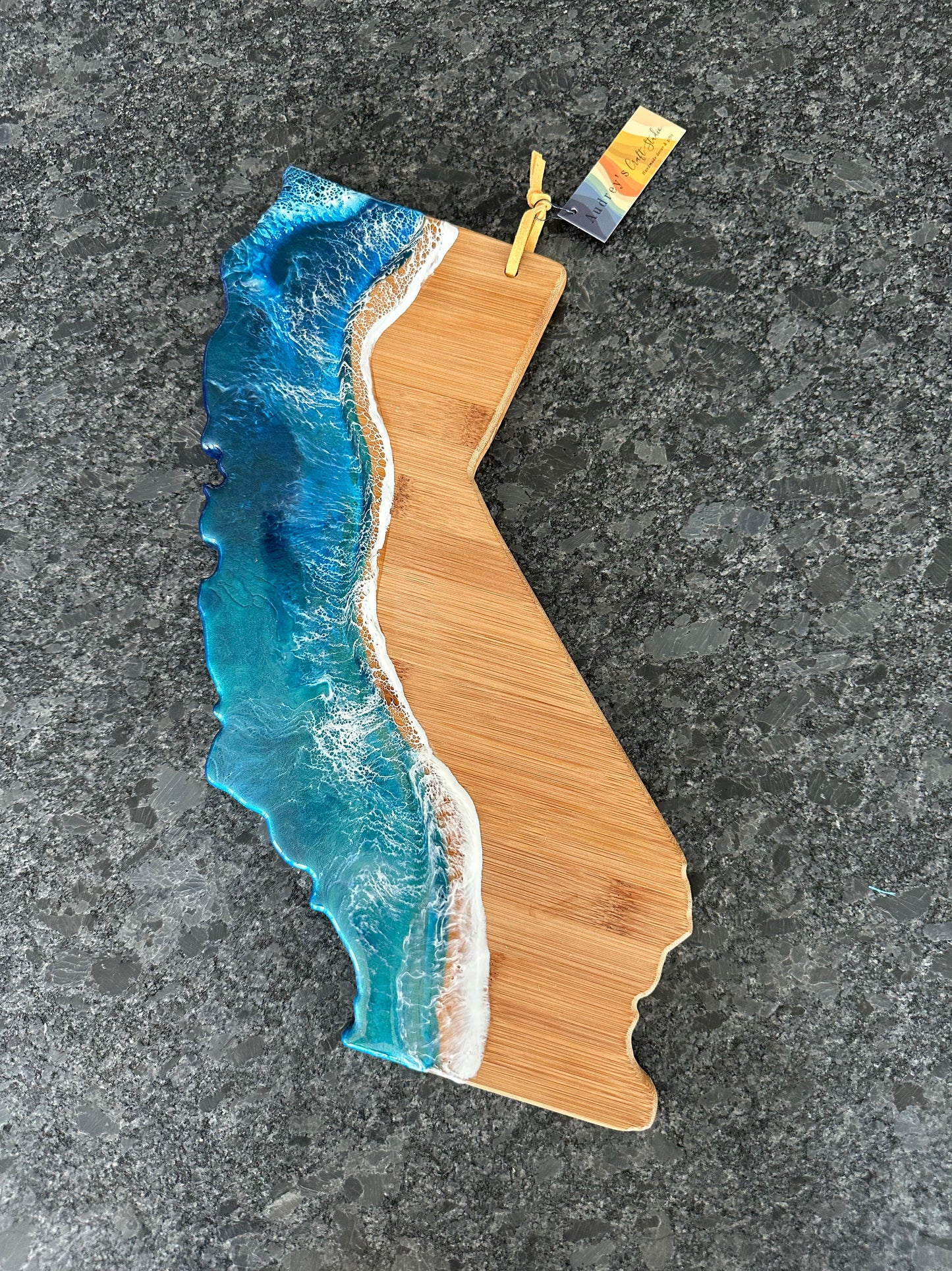 California Map Charcuterie Board
