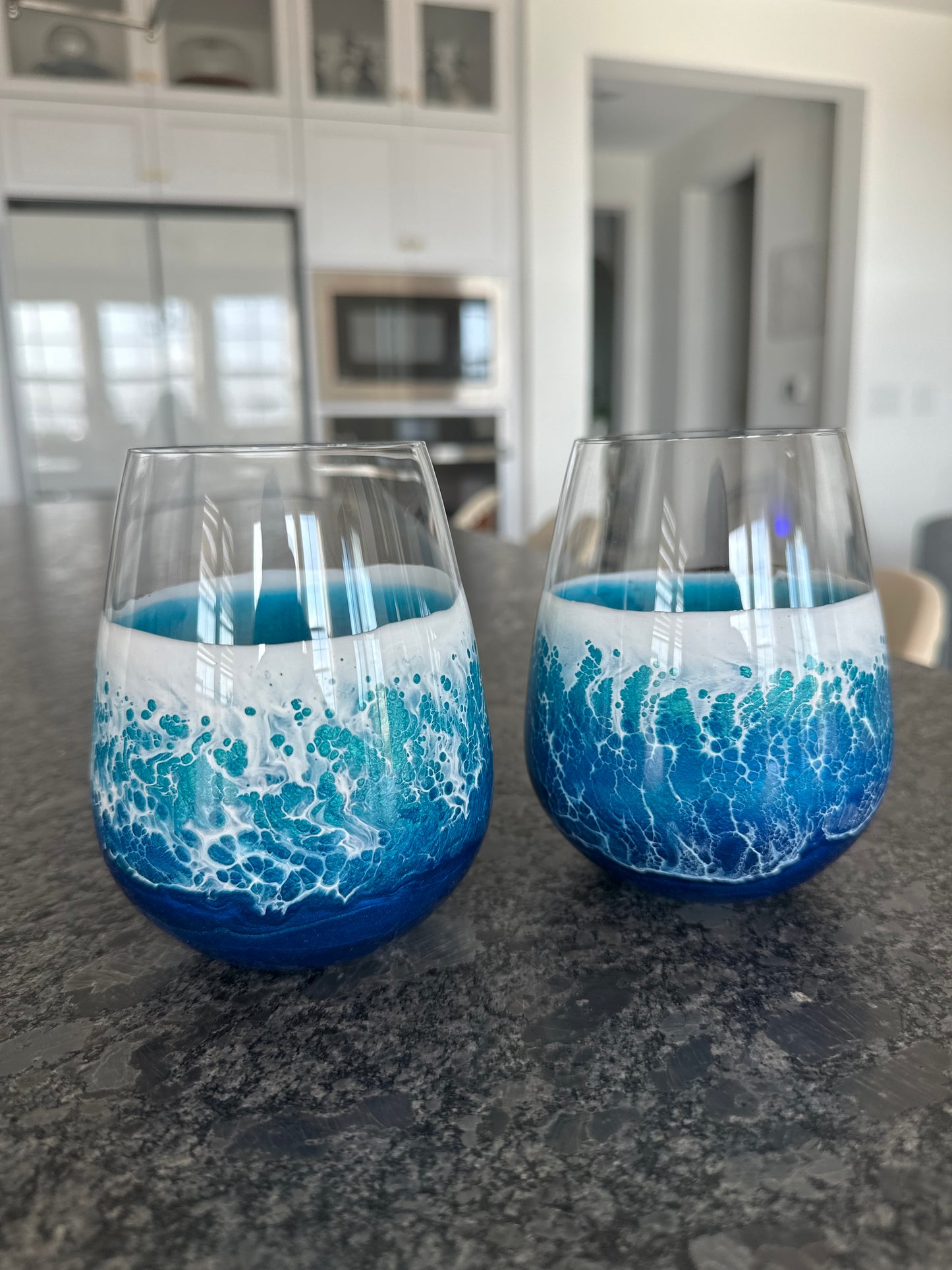 Wine Glasses (Set of 2) | Ocean Blue