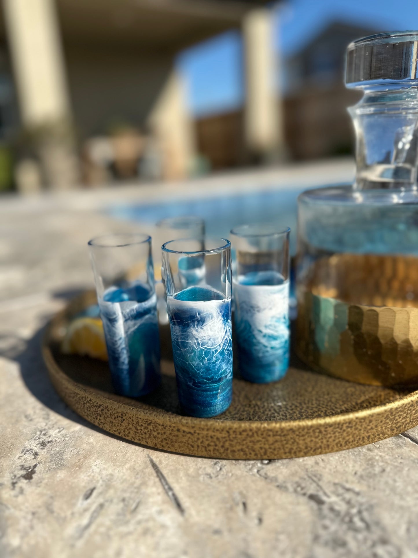 Shot glasses | Ocean Blue