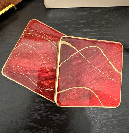 Coaster set | Bordeaux