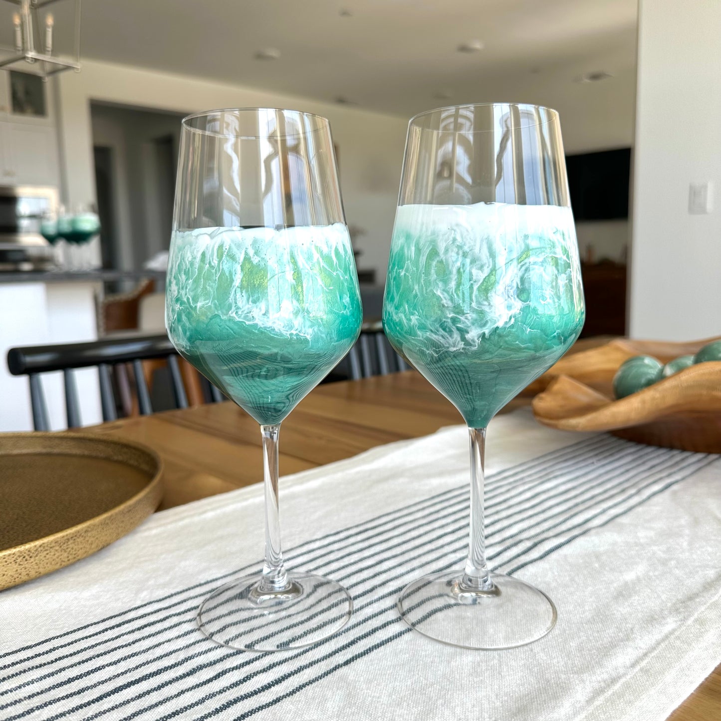 Wine Glasses (Set of 2) | Paradise Green