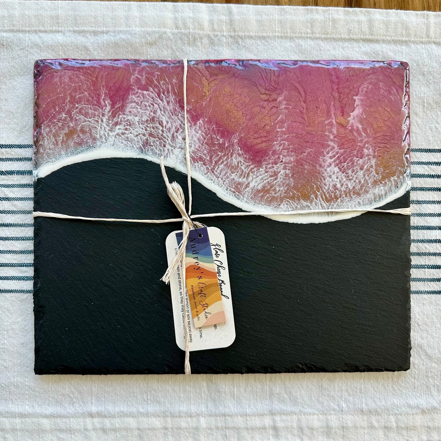 Slate Cheese Board | Pink Ocean