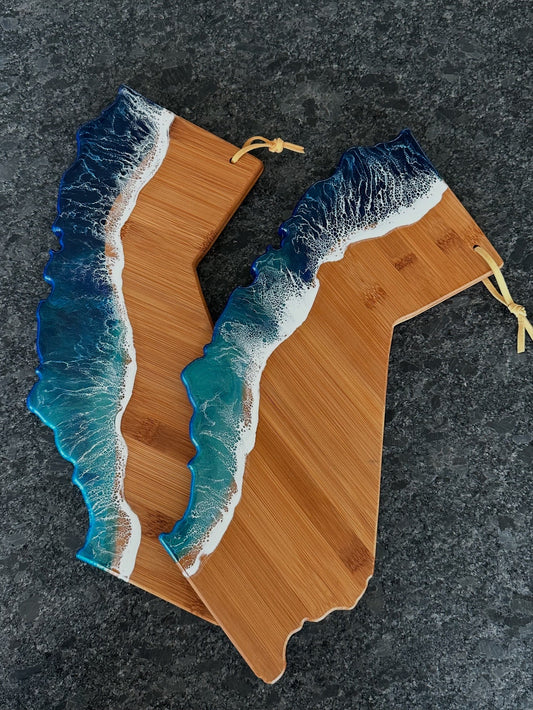 California Map Charcuterie Board