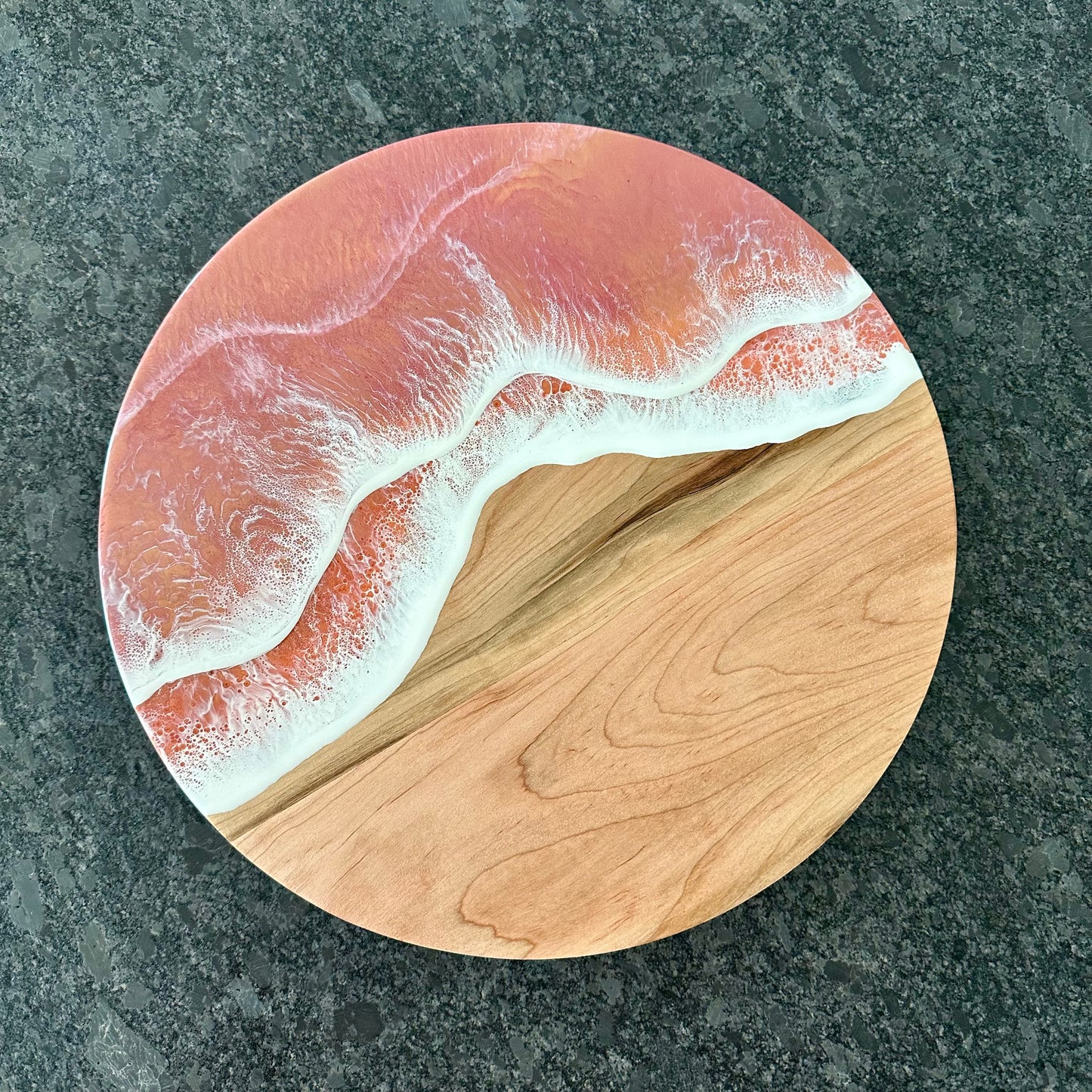 Lazy Susan | Pink Ocean Waves