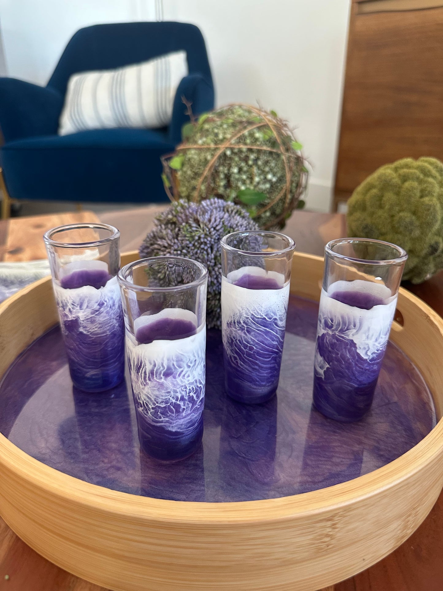 Shot glasses | Purple