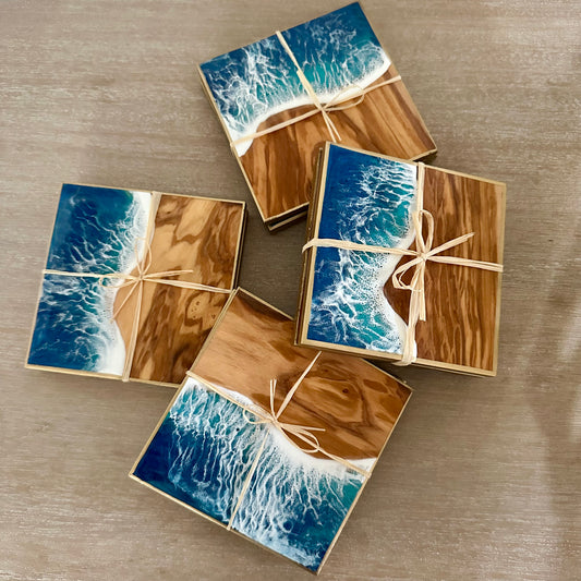Coaster set | Blue Ocean