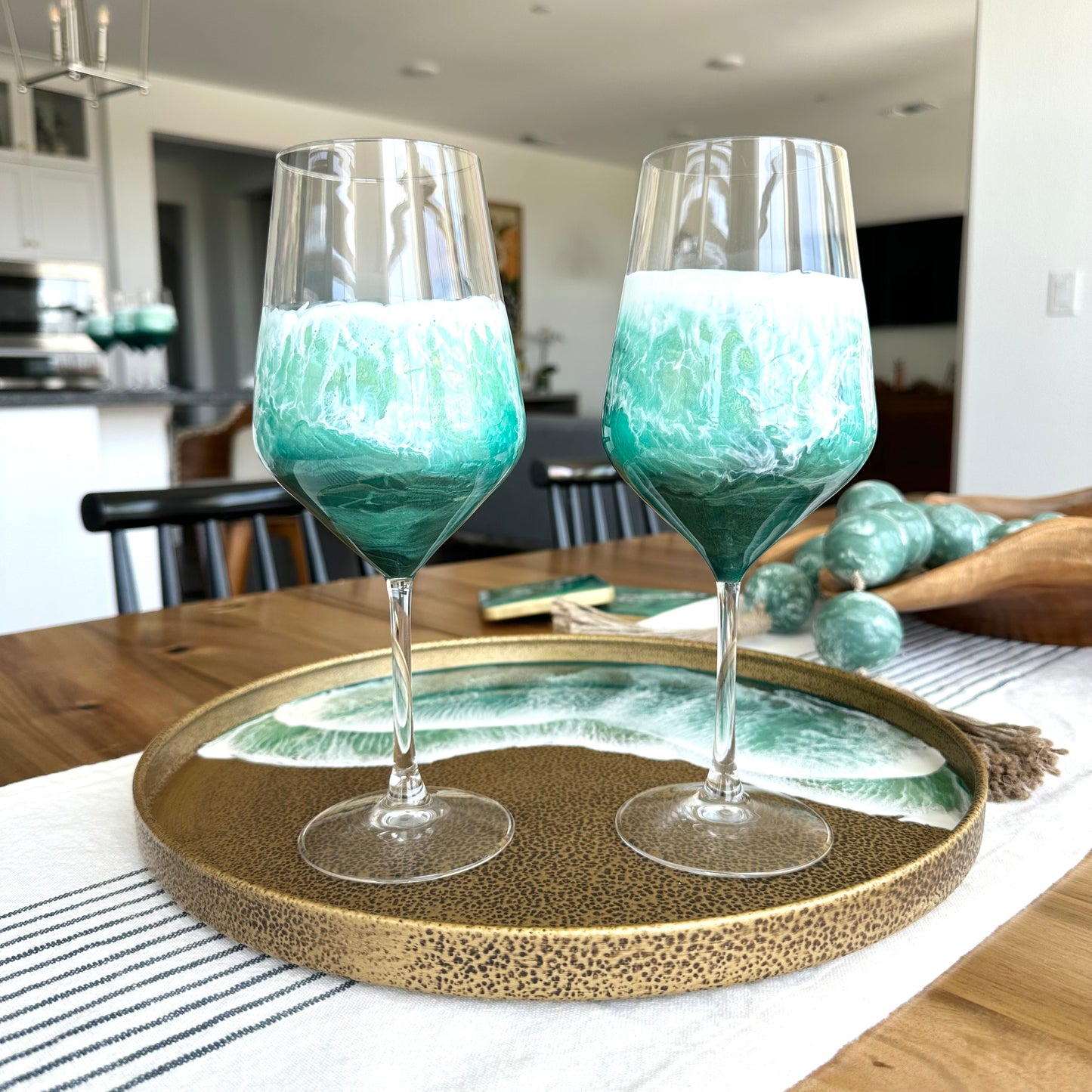 Wine Glasses (Set of 2) | Paradise Green