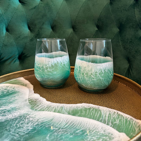 Wine Glasses (Set of 2) | Paradise Green