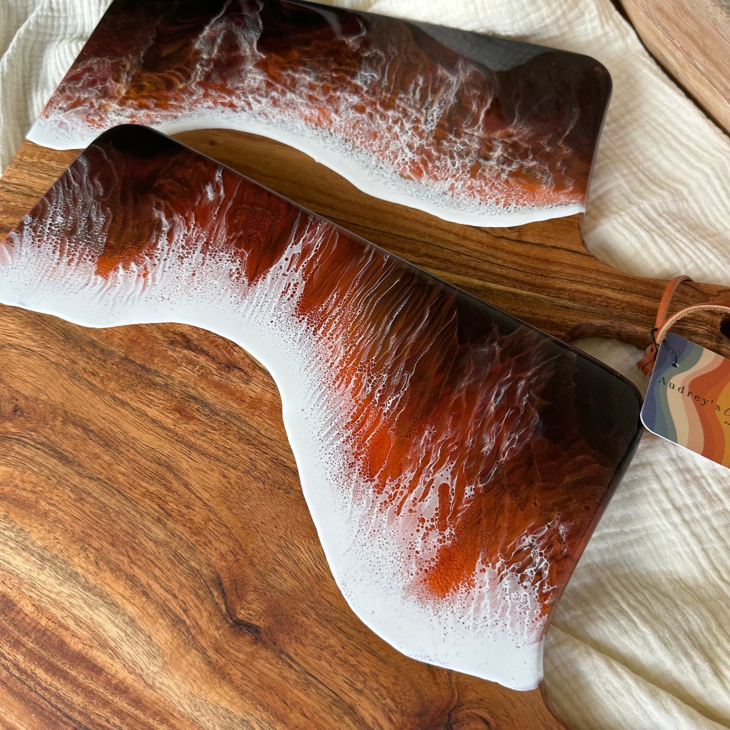 Charcuterie board - Paddle | Volcanic Sunset
