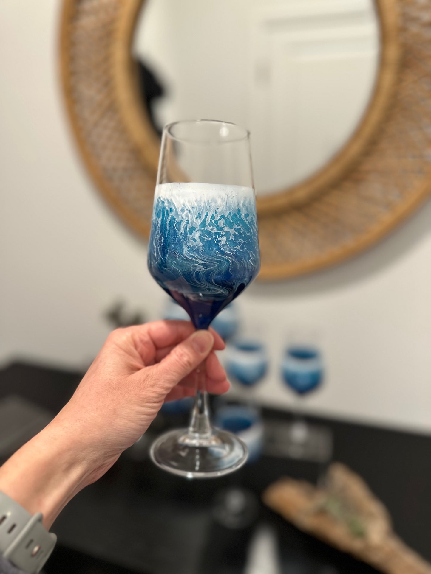 Wine Glasses (Set of 2) | Ocean Blue