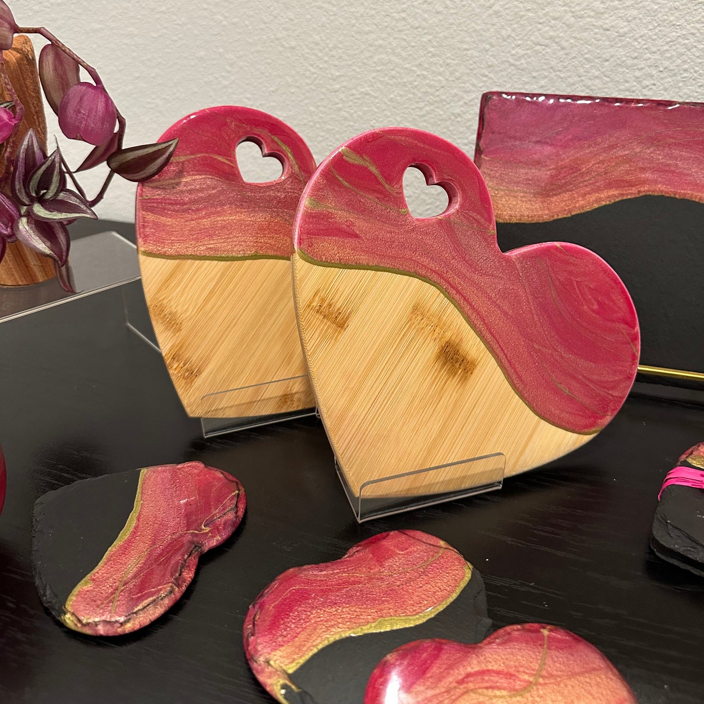 Heart Board Gift Set | Shades of Pink
