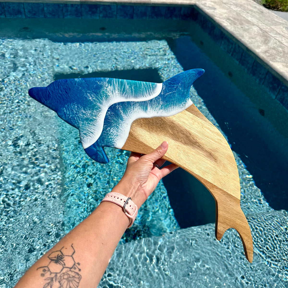Dolphin Cheese & Charcuterie Board | Ocean Waves