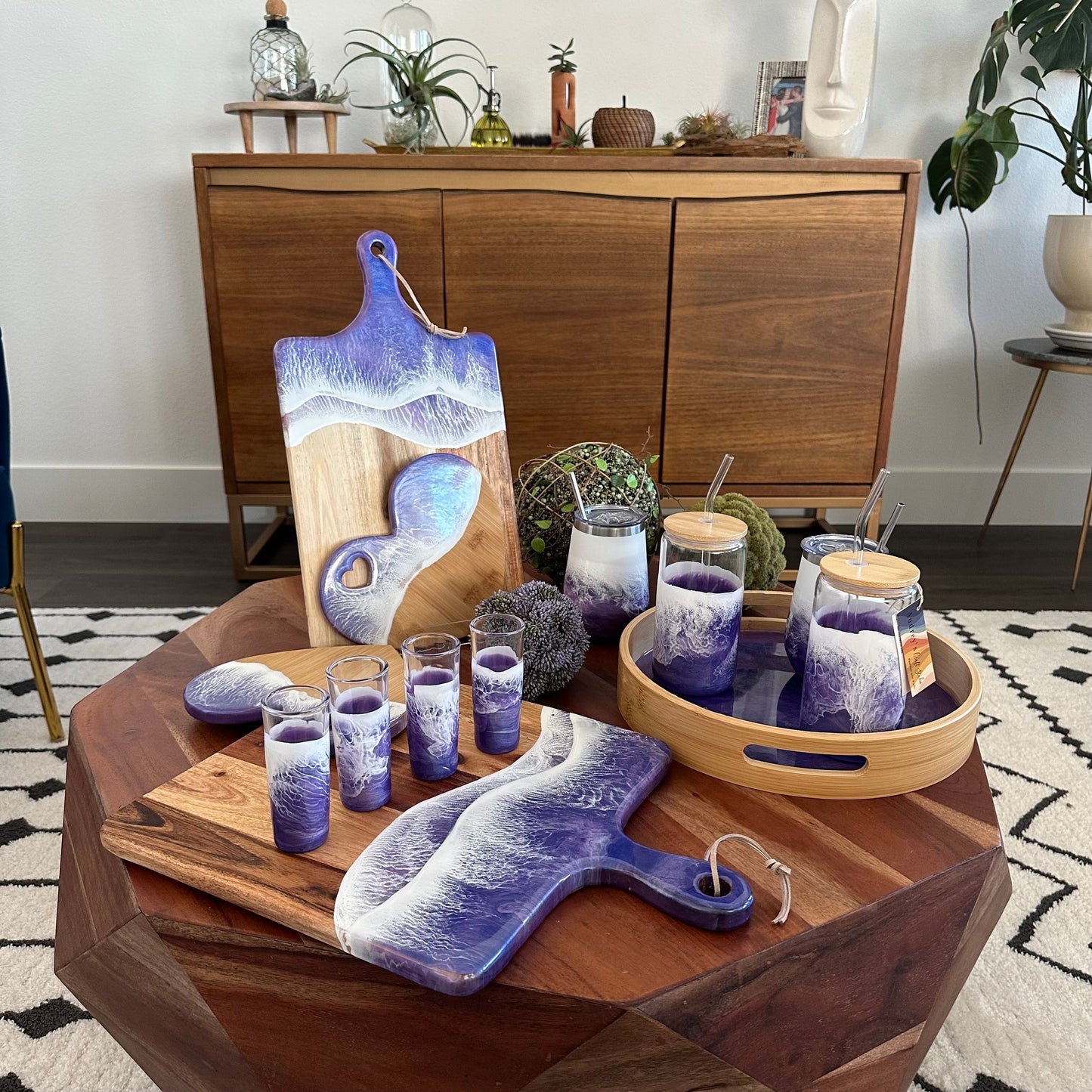 Shot glasses | Purple