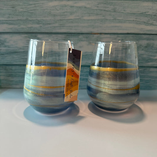 Wine Glasses (Set of 2) | Seafoam
