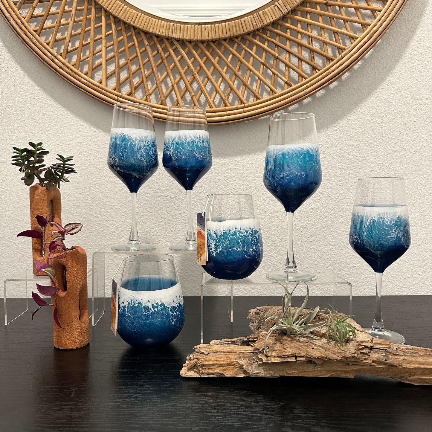 Wine Glasses (Set of 2) | Ocean Blue