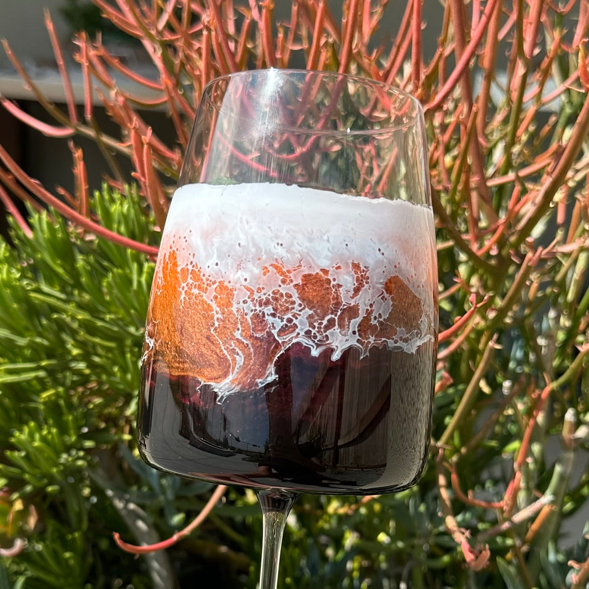 Wine Glasses (Set of 2) | Volcanic Sunset