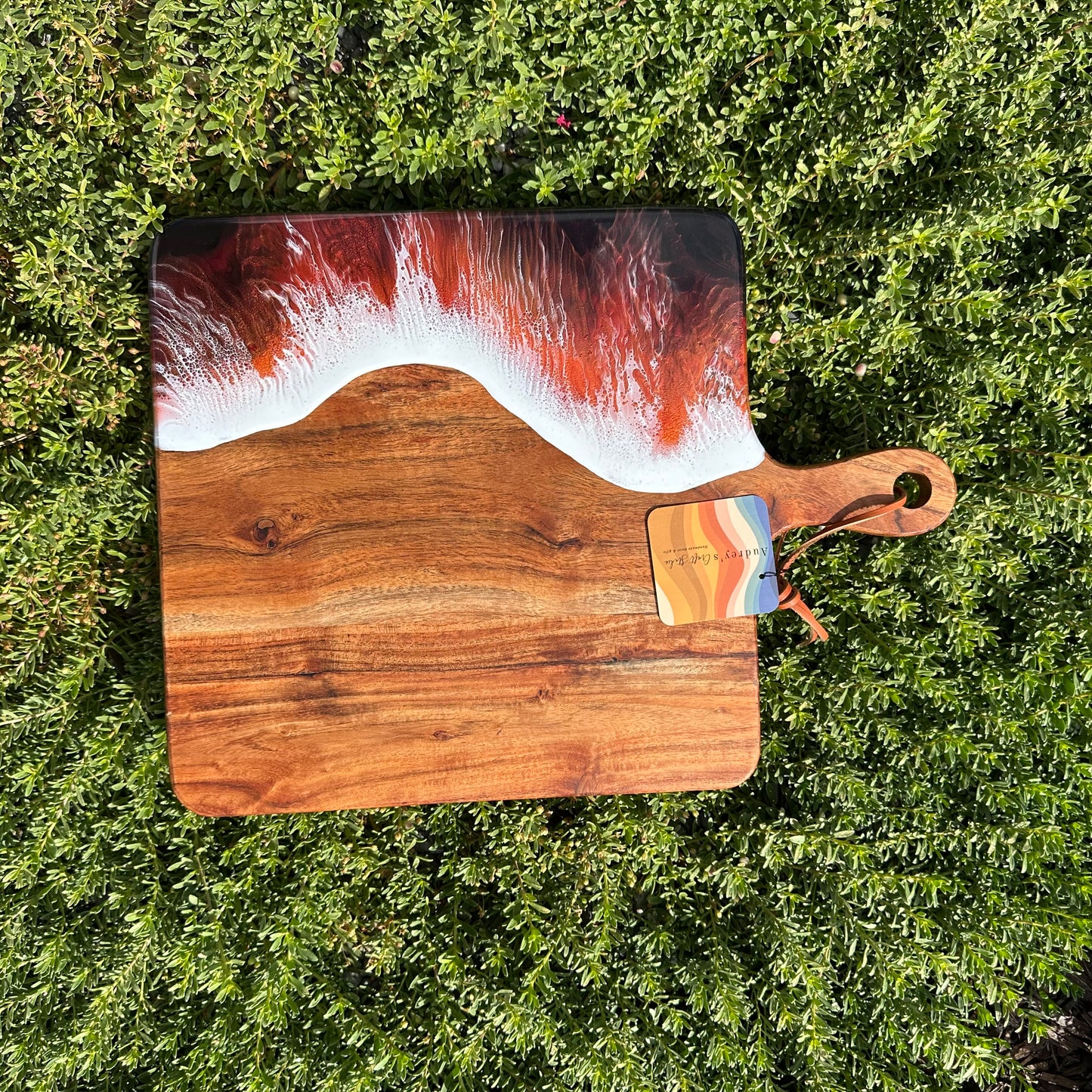 Charcuterie board - Paddle | Volcanic Sunset