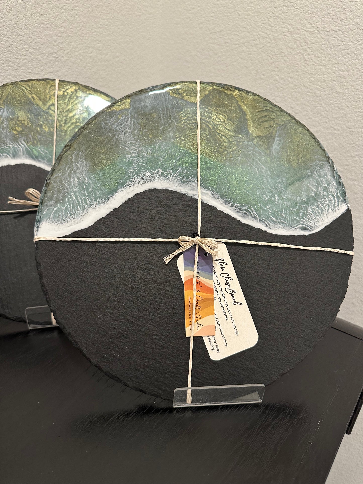 Slate Cheese Board | Seafoam