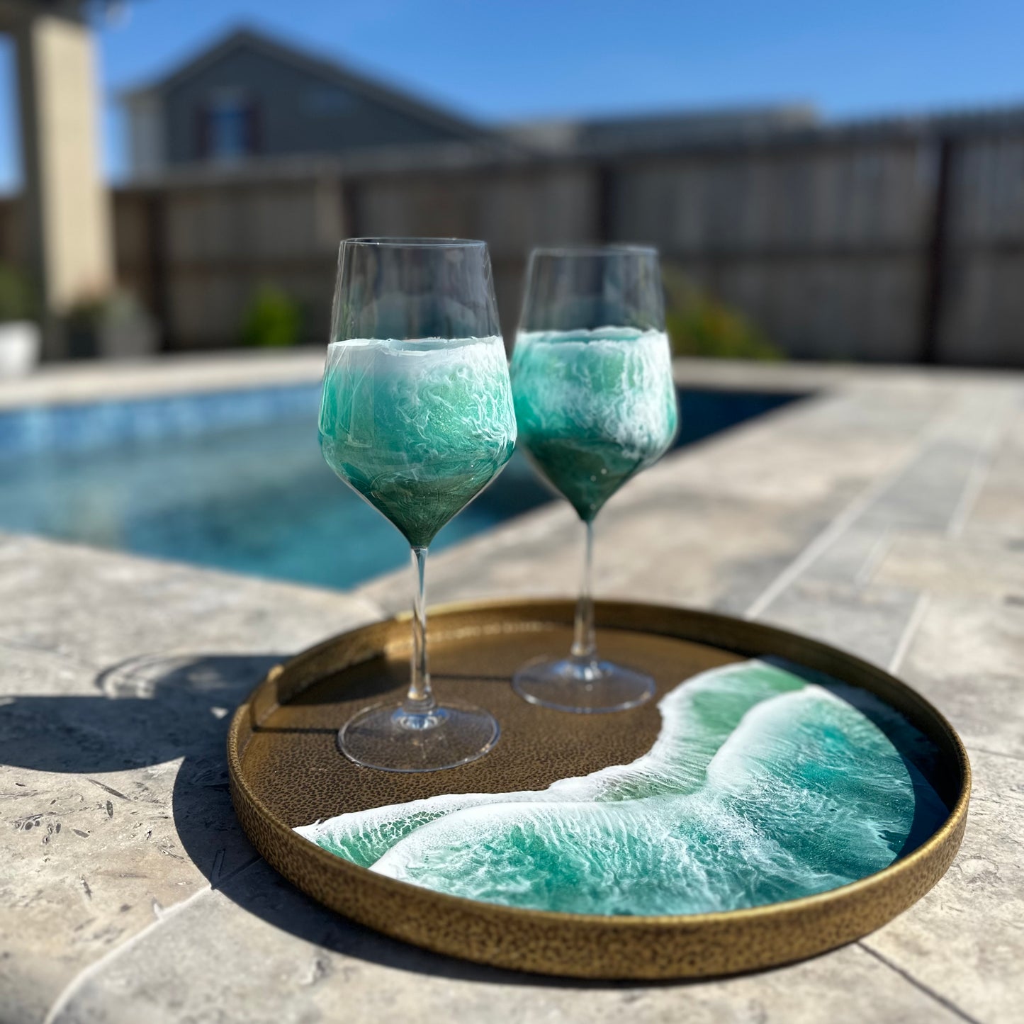 Wine Glasses (Set of 2) | Paradise Green