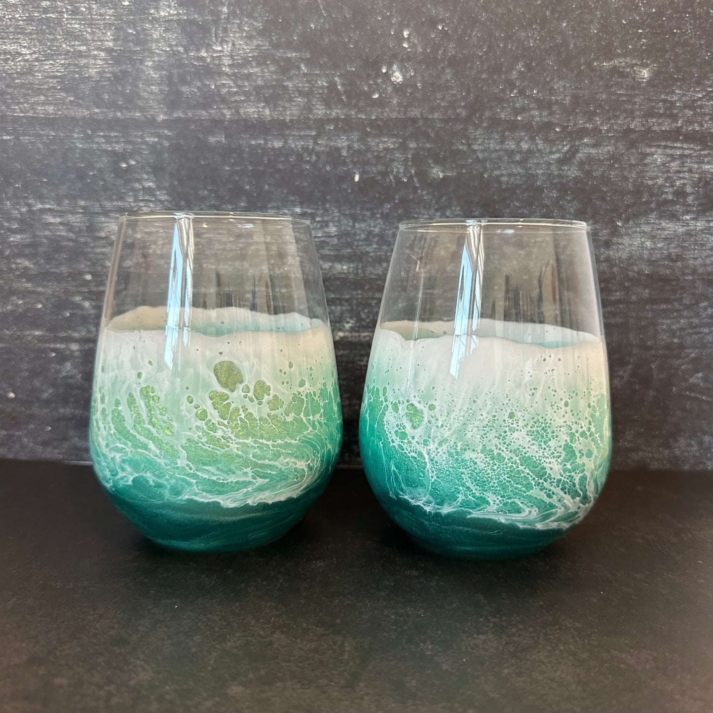 Wine Glasses (Set of 2) | Paradise Green