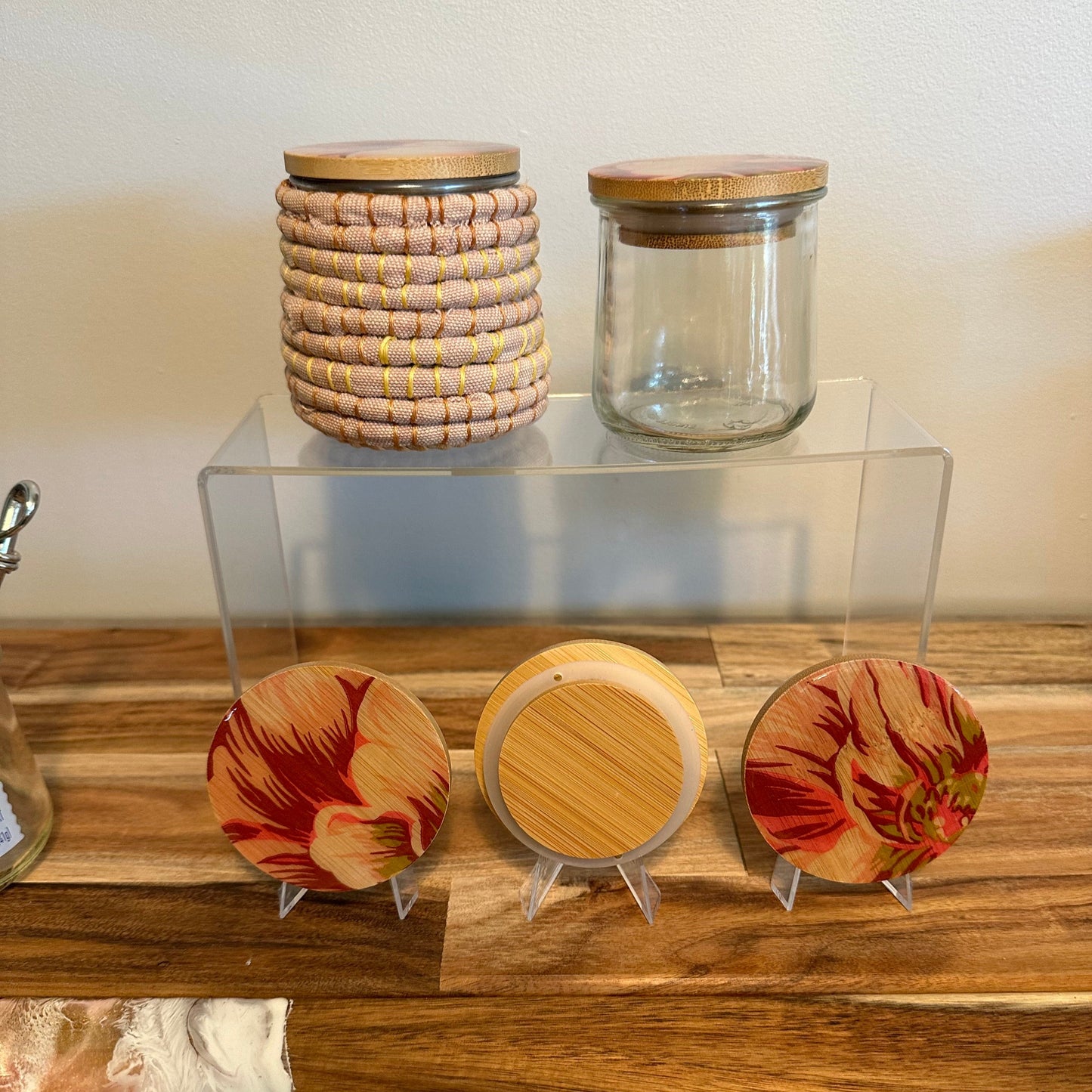 Oui Jar Bamboo lids | Set of 2 lids