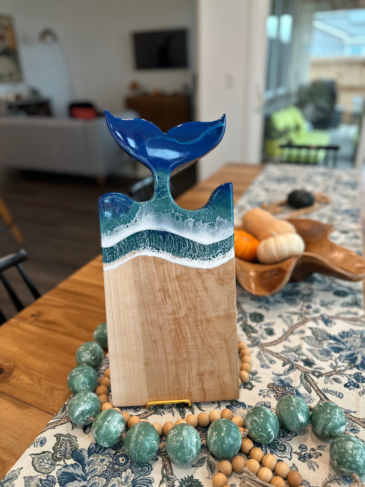 Charcuterie Board | Whale Tail | Ocean Waves