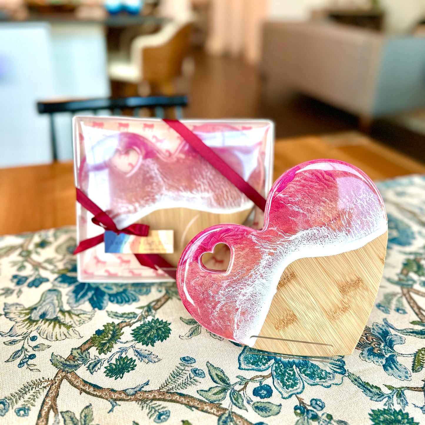 Heart Board Gift Set | Shades of Pink