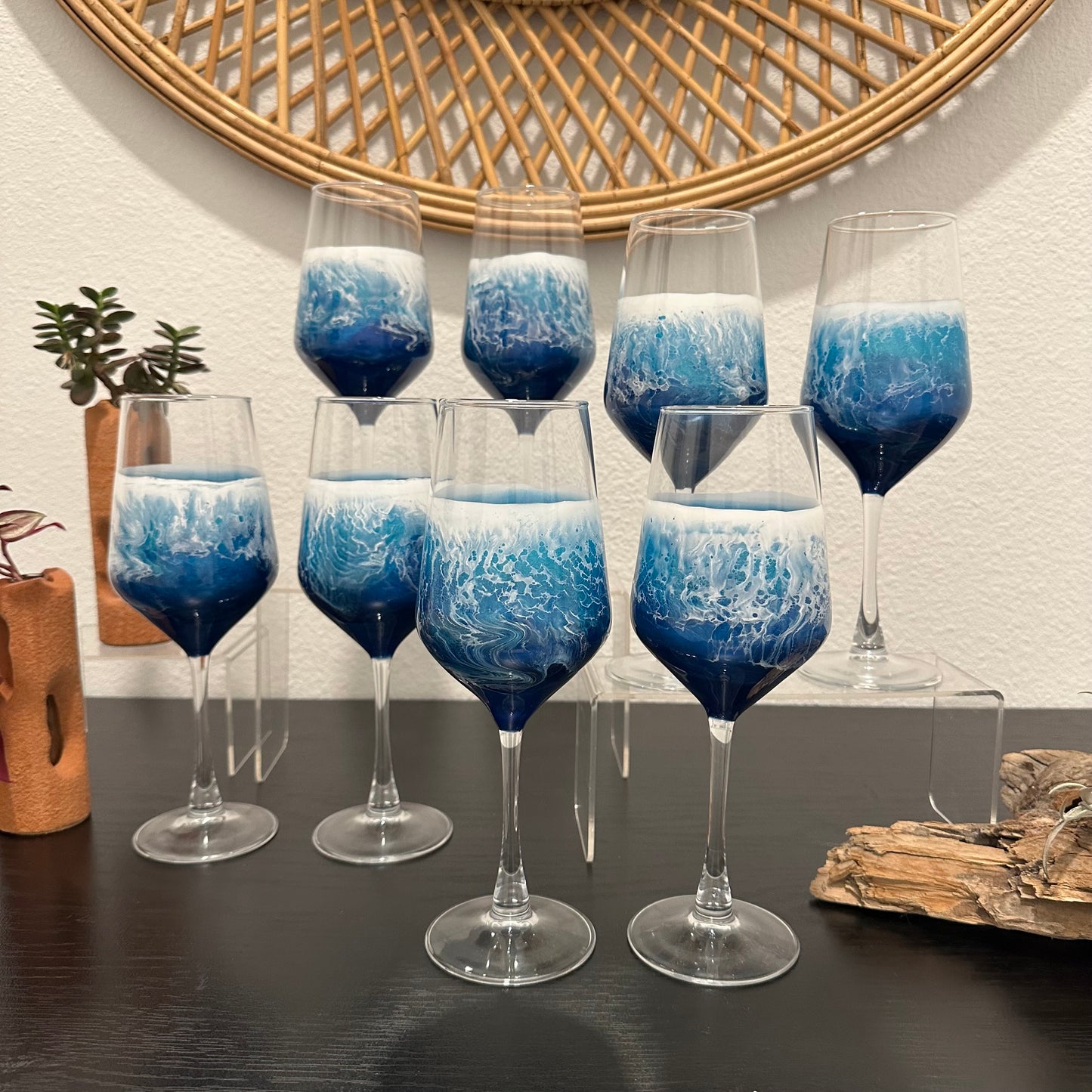 Wine Glasses (Set of 2) | Ocean Blue