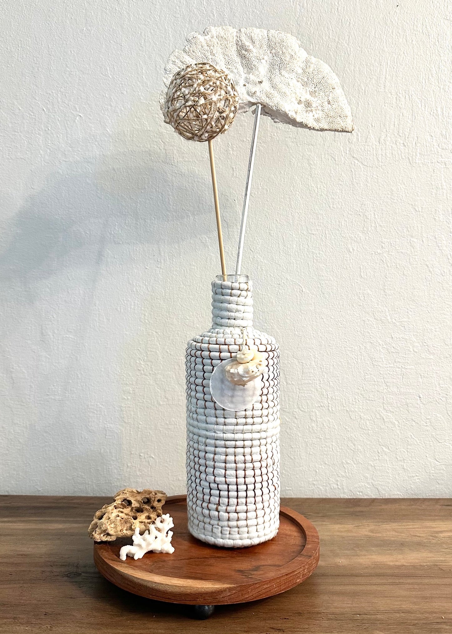 Basketry Bottle | Seafoam