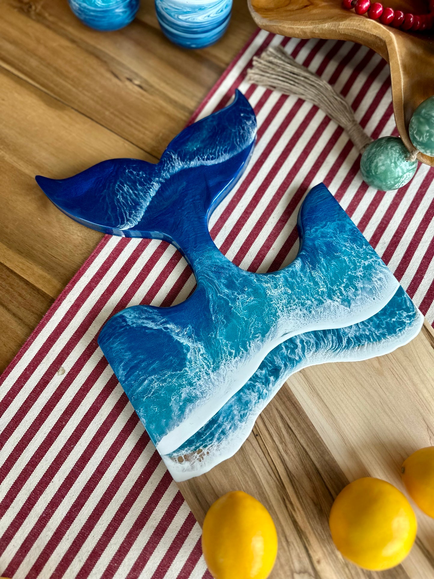 Charcuterie Board | Whale Tail | Ocean Waves