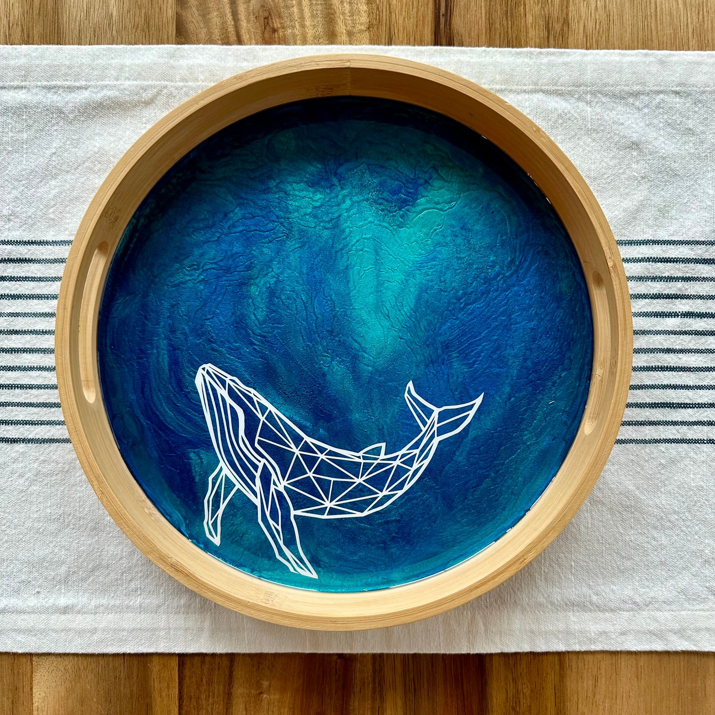Geometric Animal Bamboo Trays