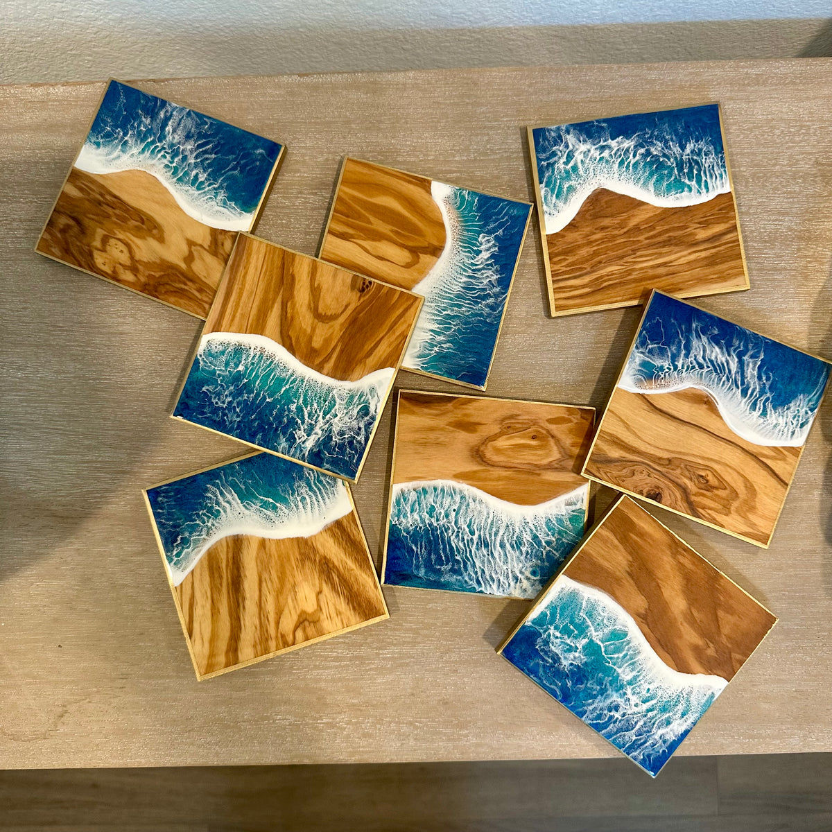 Coaster set | Blue Ocean