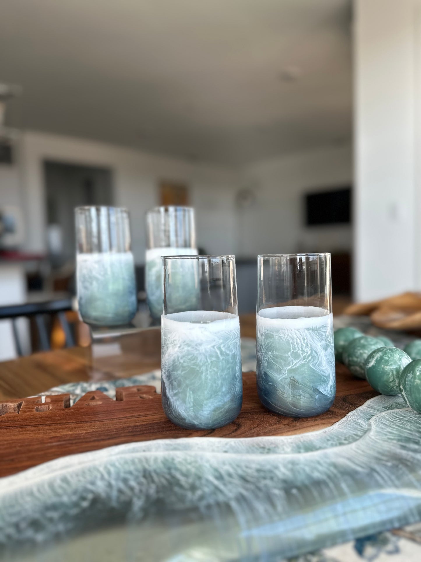 Highball Glasses (Set of 2) | Seafoam