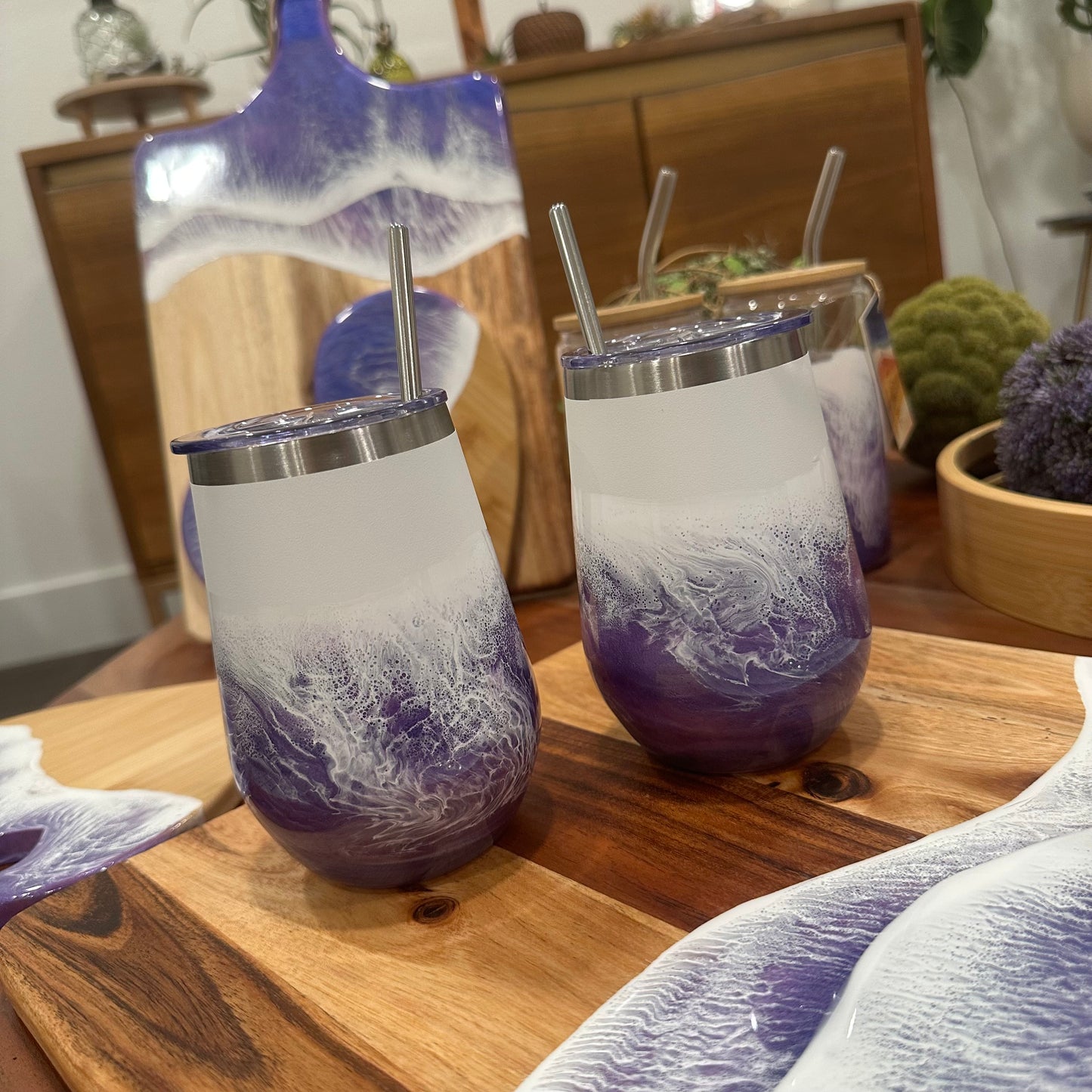 Wine tumbler (Insulated) - Purple