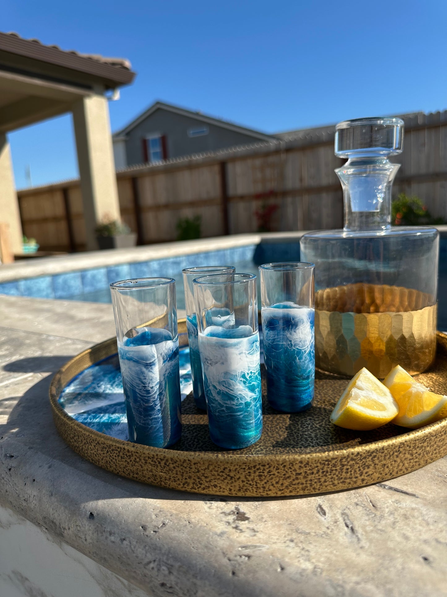 Shot glasses | Ocean Blue