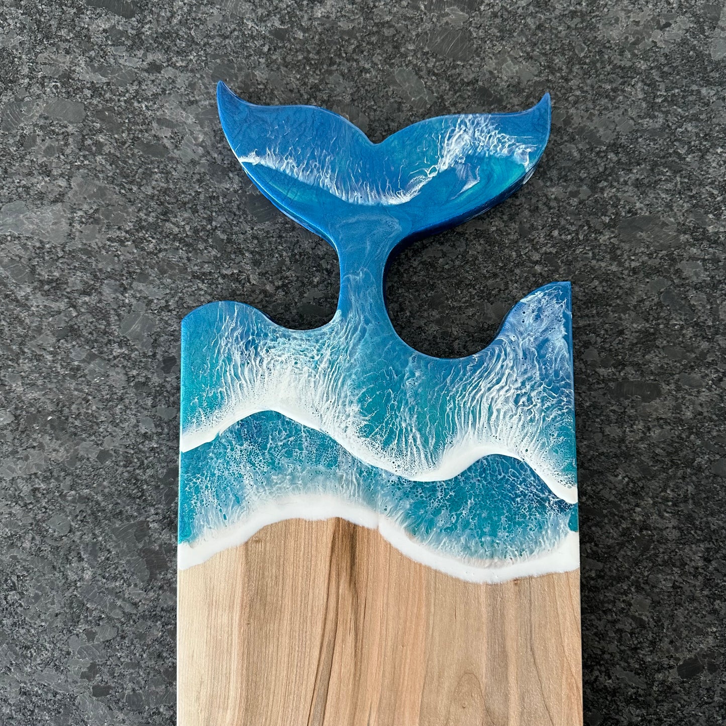 Whale Tail Cheese & Charcuterie Board | Ocean Waves