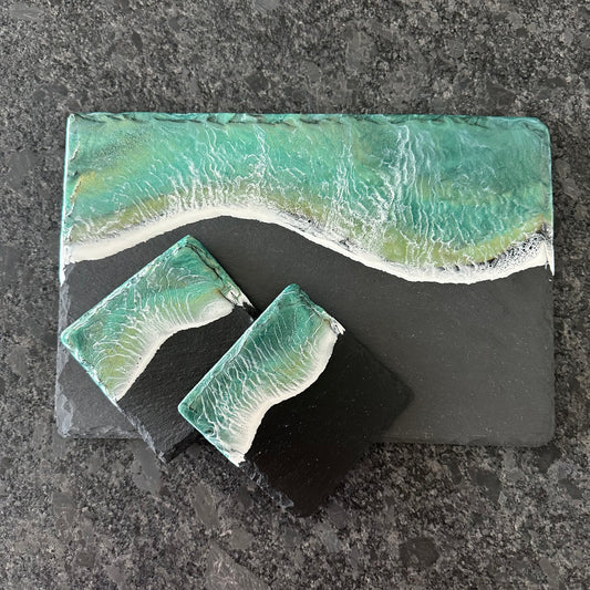 Slate Cheese Board | Paradise Green