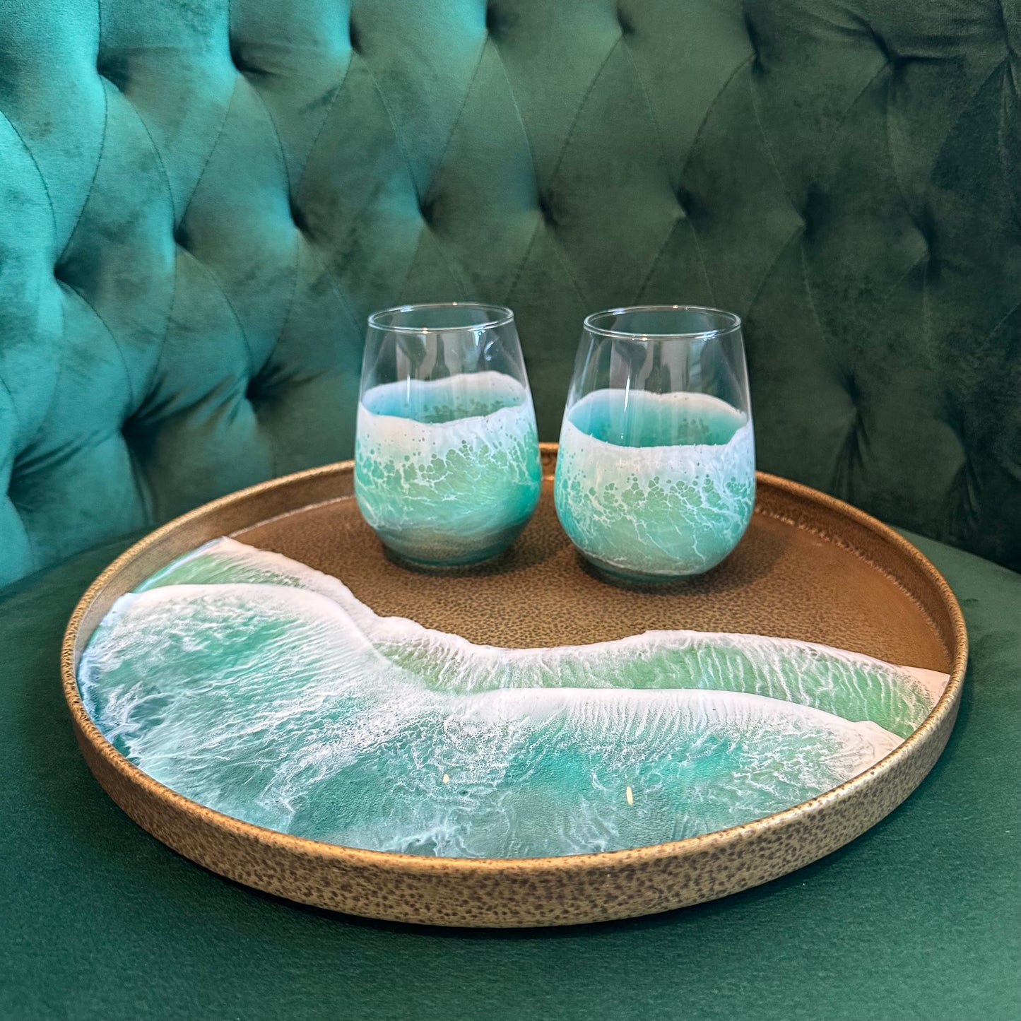 Wine Glasses (Set of 2) | Paradise Green