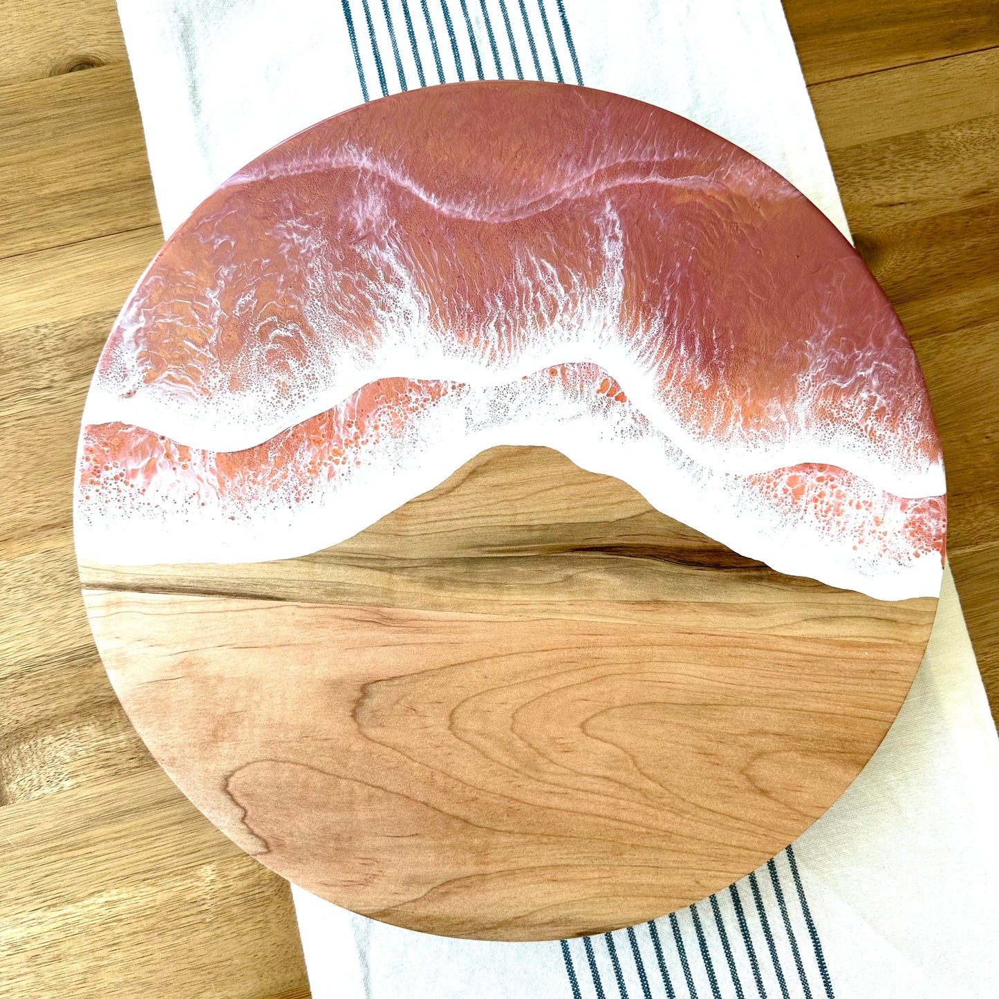 Lazy Susan | Pink Ocean Waves