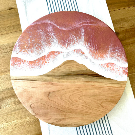 Lazy Susan | Pink Ocean Waves