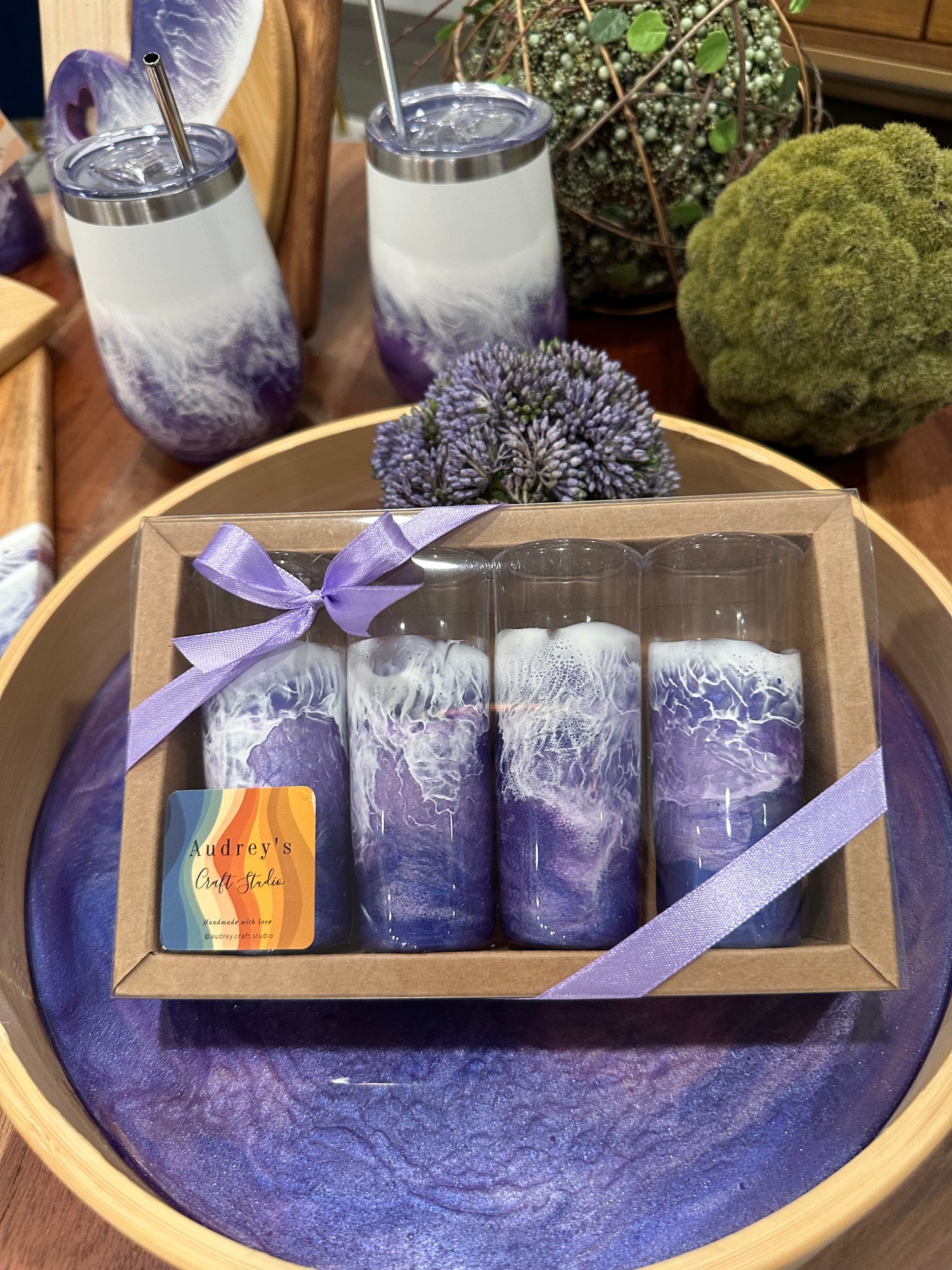 Shot glasses | Purple