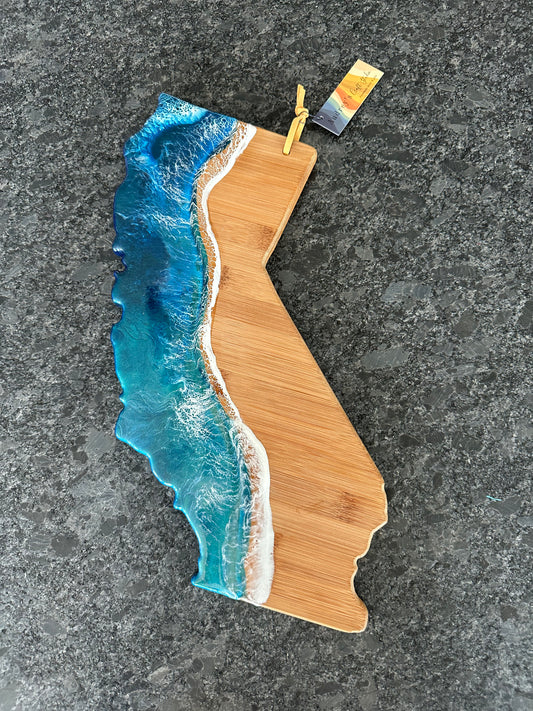 California Map Charcuterie Board