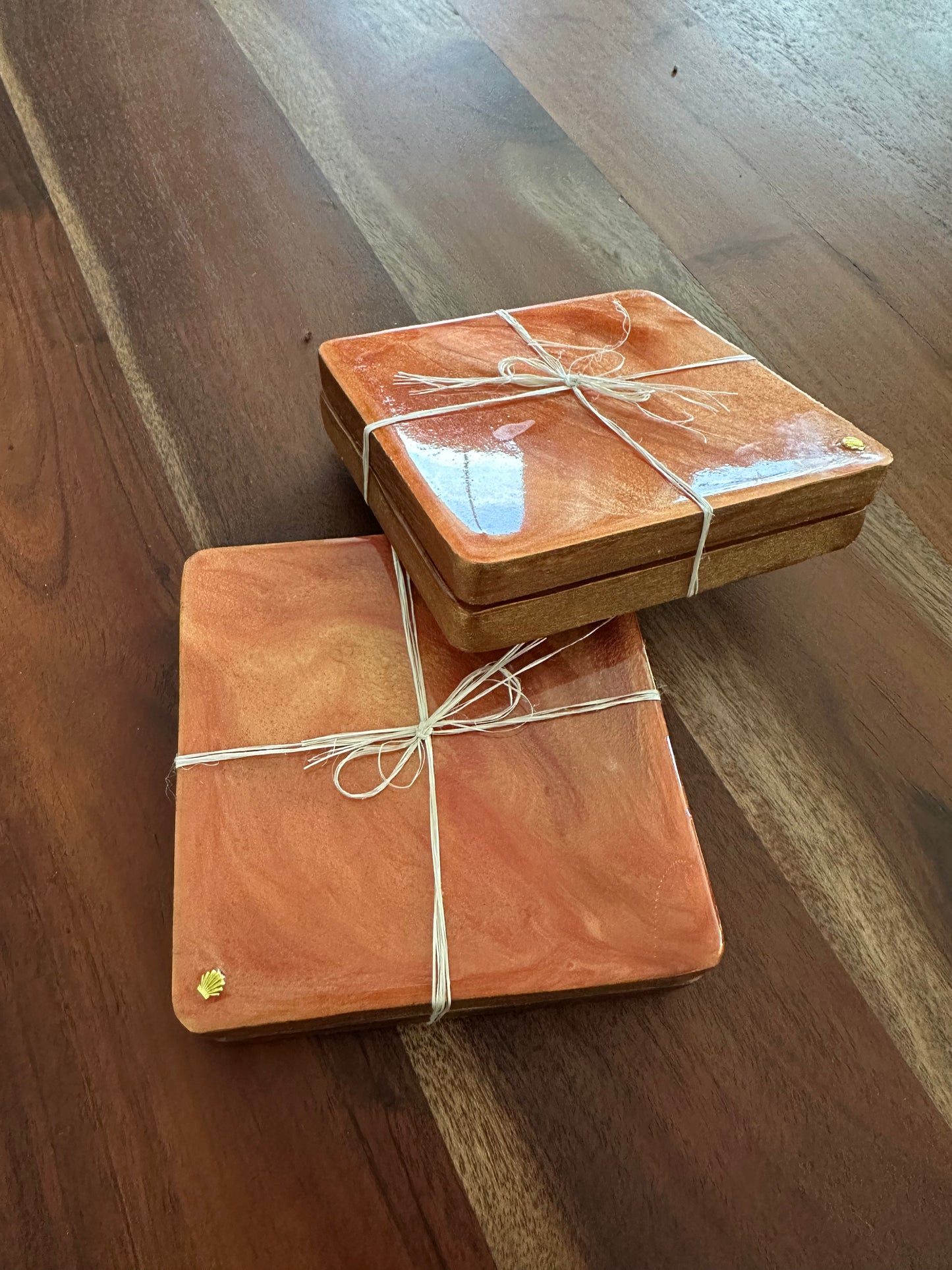 Coaster set | Coral