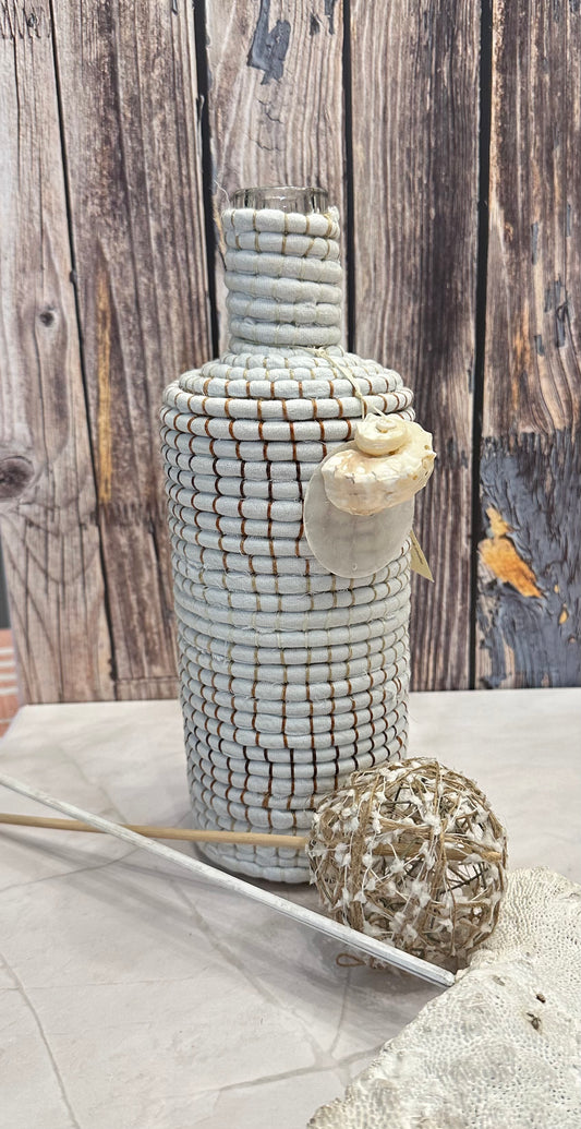 Basketry Bottle | Seafoam