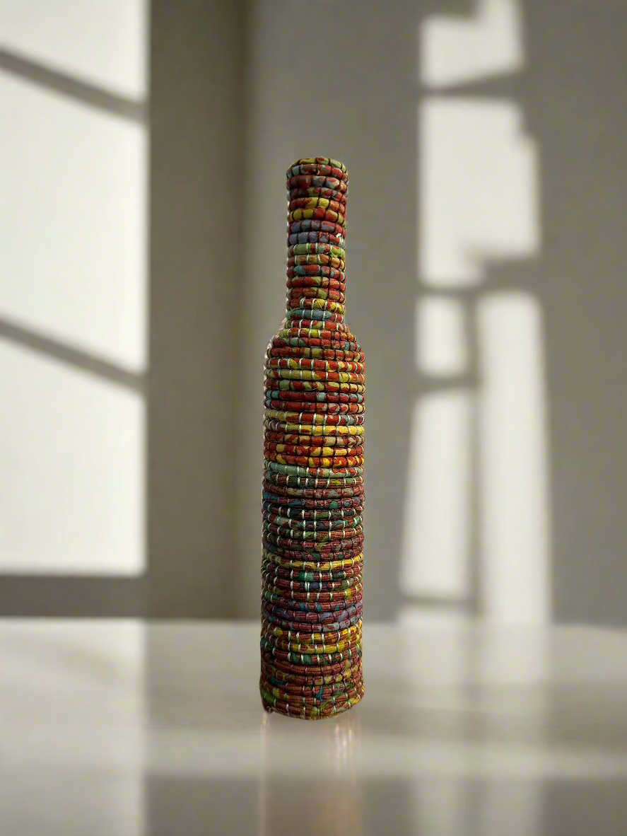 Basketry Bottle | Tropical